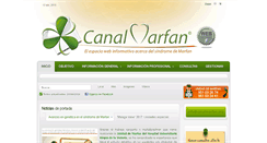 Desktop Screenshot of canalmarfan.org